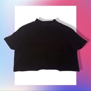 🖤BLACK🖤 H&M Mock Neck Crop Top